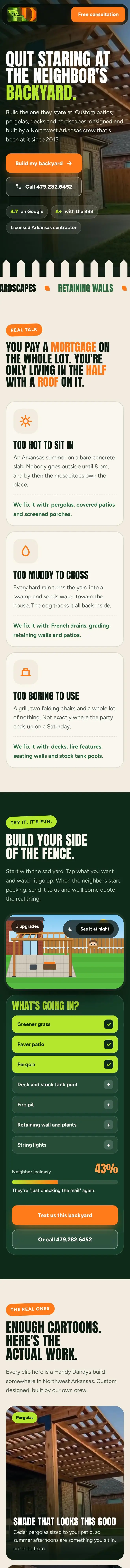 Handy Dandys website